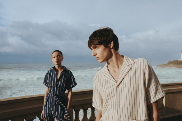 Figaret met Biarritz en chemises avec l’Hôtel du Palais