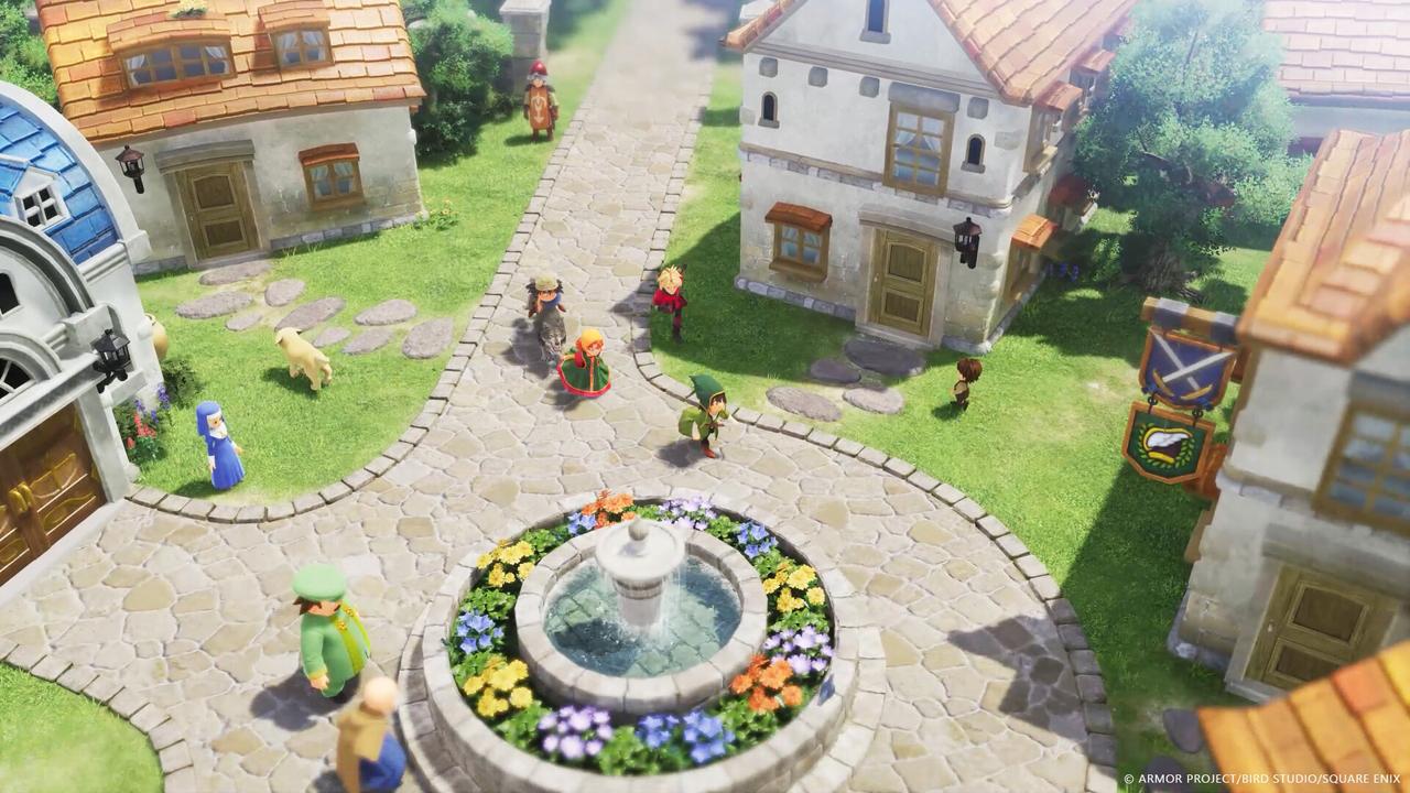 La technique de Dragon Quest VII Reimagined : diorama charmant et confort moderne