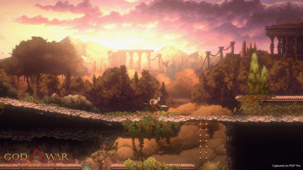 La technique de God of War Sons of Sparta : pixel art travaillé, pour un rendu inégale