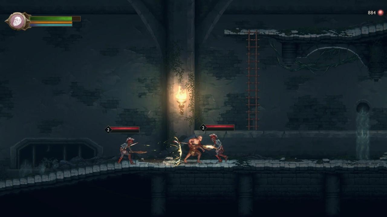 La technique de God of War Sons of Sparta : pixel art travaillé, pour un rendu inégale