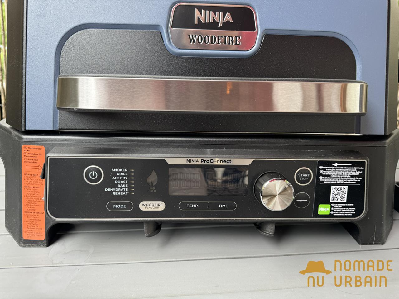 Design du Ninja Woodfire Pro Connect XL : Une machine massive, conçue pour durer