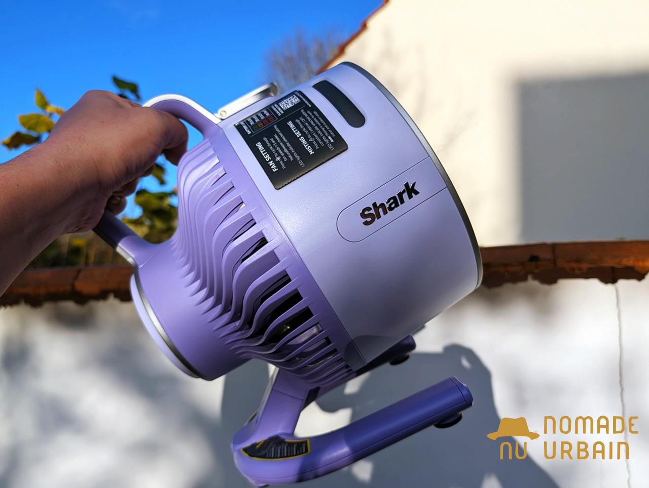 Fonctions et ergonomie du Shark FlexBreeze HydroGo :