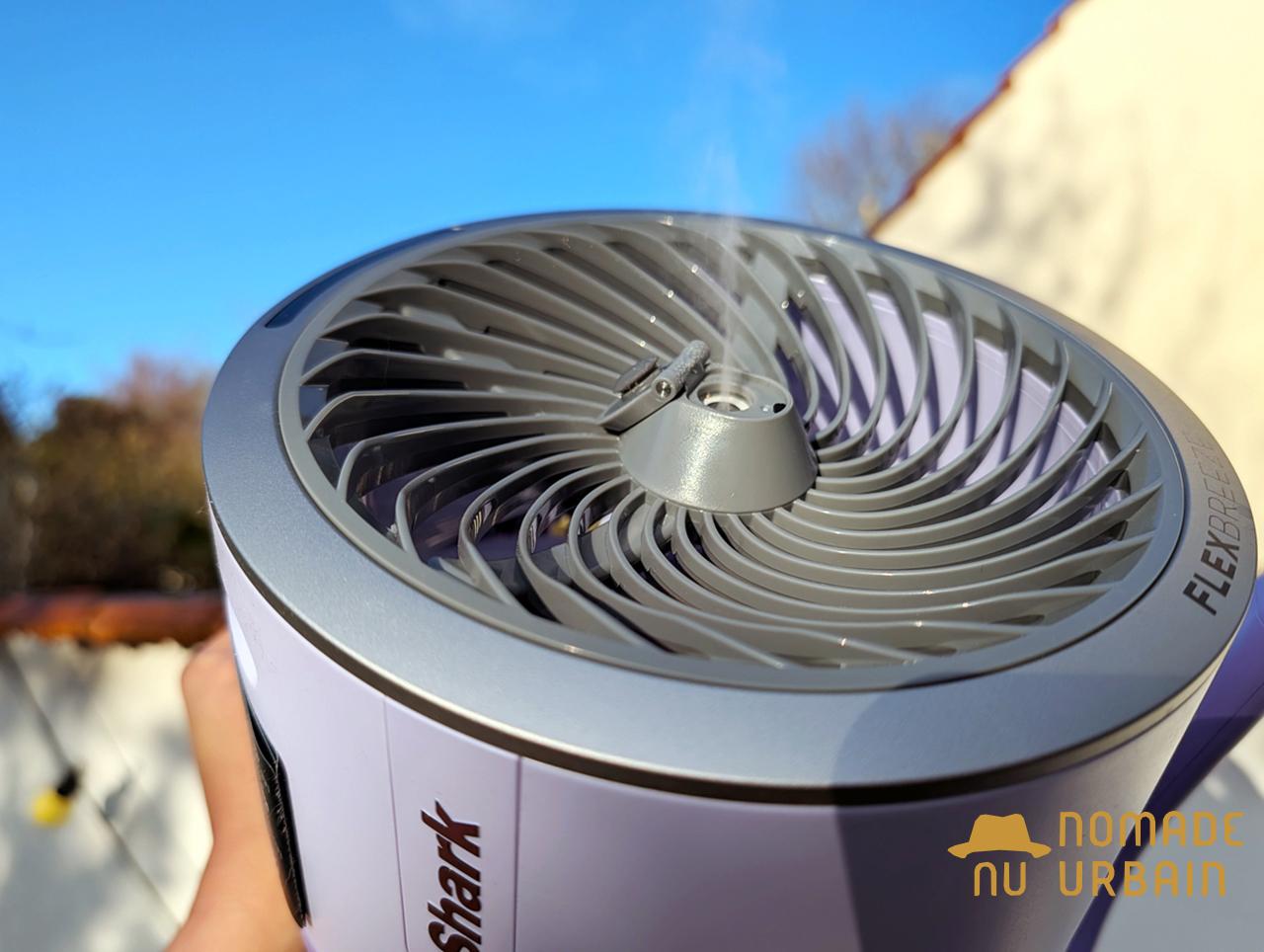 Performances du Shark FlexBreeze HydroGo : Frais et fonctionnel, dans son périmètre