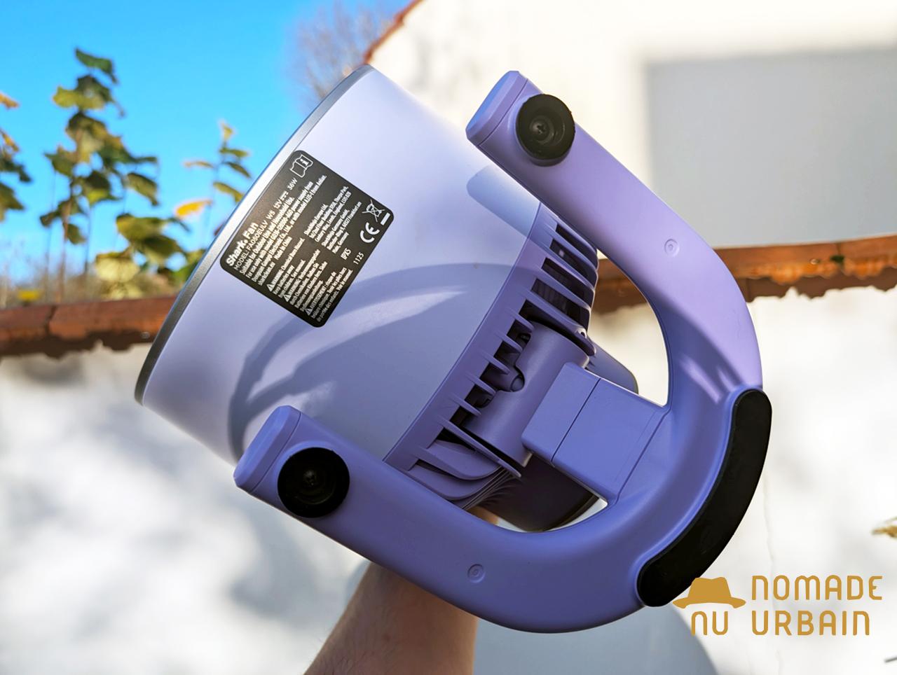 Fonctions et ergonomie du Shark FlexBreeze HydroGo :