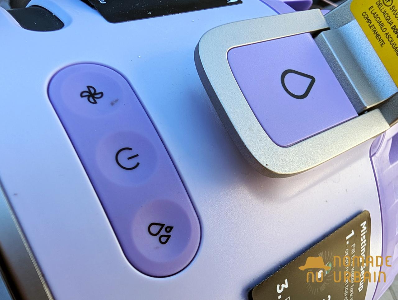 Fonctions et ergonomie du Shark FlexBreeze HydroGo :