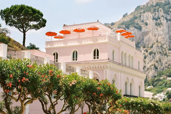 Il Capri rend son palais néo-gothique encore plus glamour