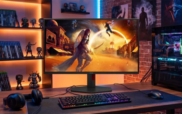 AGON by AOC glisse un vrai poste de télétravail dans un moniteur gaming