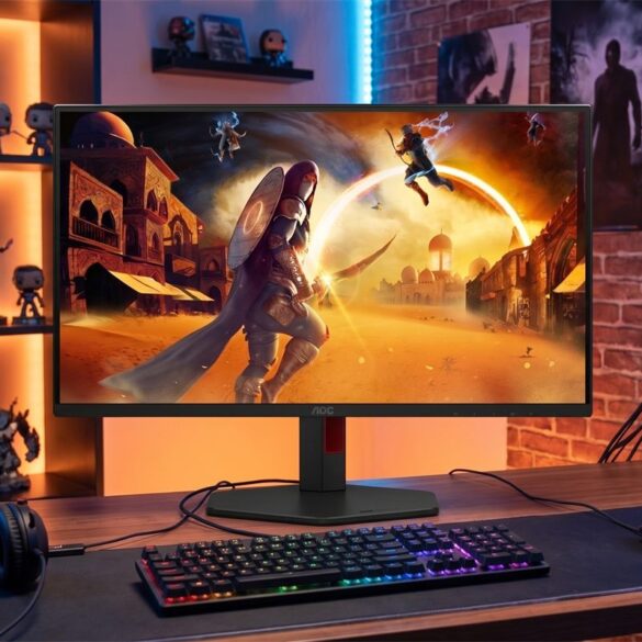 AGON by AOC glisse un vrai poste de télétravail dans un moniteur gaming