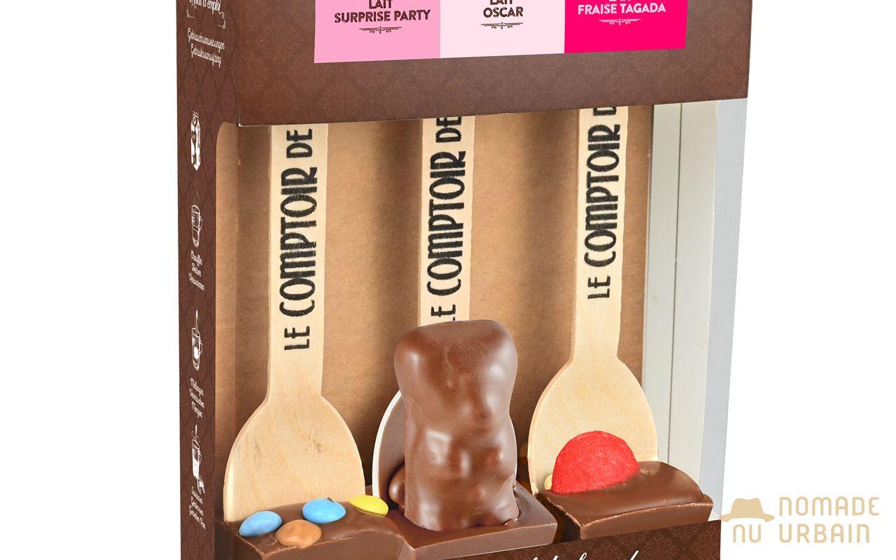 Coffret 3 Hot Choc Kids du Comptoir de Mathilde, trois déclinaisons ludiques
