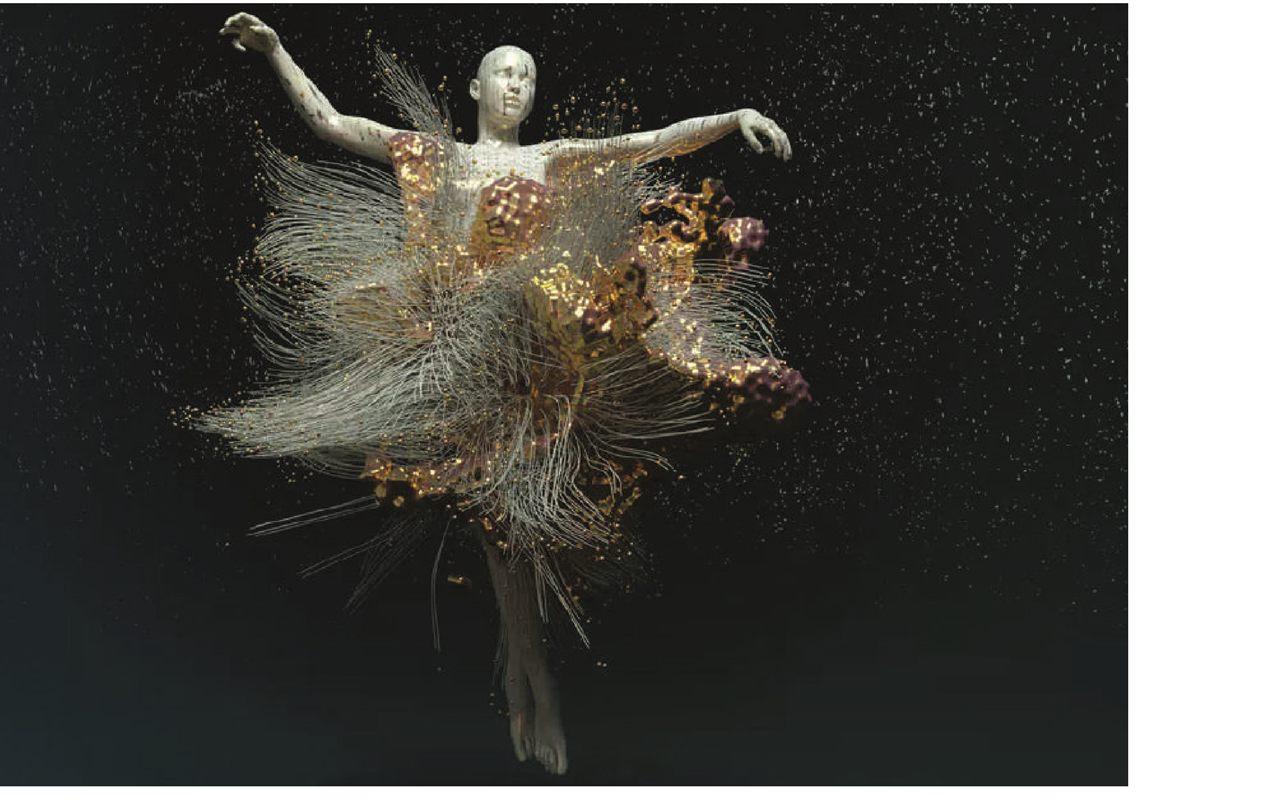 La danseuse Jeanne Morel dont les mouvements deviennent art numérique dans les Écuries