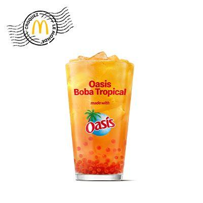 Boisson Oasis Boba Tropical de McDonald's Croquez le Monde