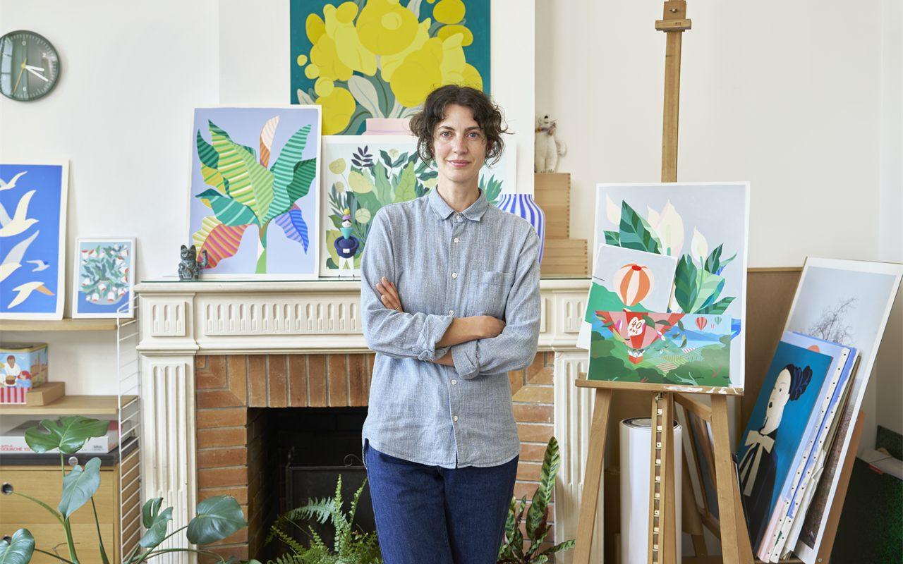 L'artiste Agathe Singer, illustratrice de la collection des 40 ans de Palais des Thés