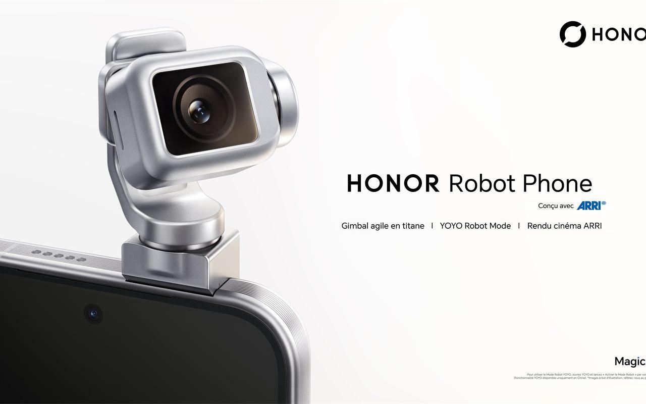 Le gimbal en titane du HONOR Robot Phone, conçu avec ARRI
