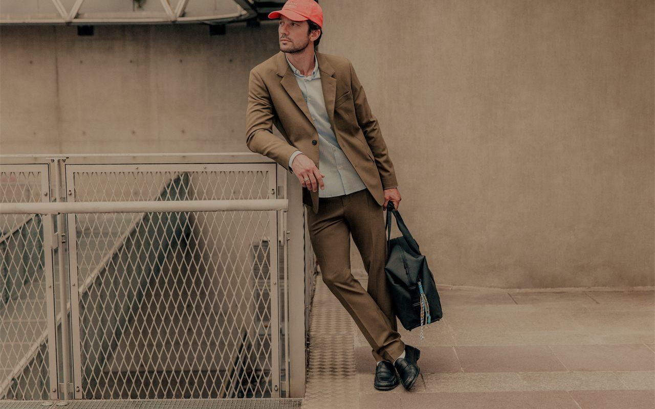 Costume camel decontracte de la collection IKKS (RE)CONNECTED
