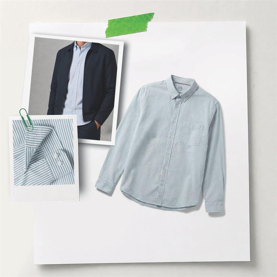 Chemise Oxford rayee Le Parfait by Jules en coton biologique
