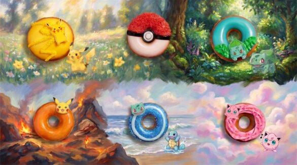 Krispy Kreme a transformé six Pokémon en donuts, et cette fois vous pouvez vraiment tous les attraper… Pardon, les dévorer !