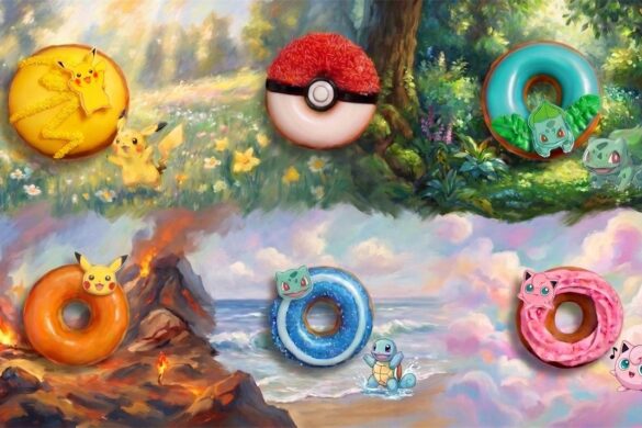 Krispy Kreme a transformé six Pokémon en donuts, et cette fois vous pouvez vraiment tous les attraper… Pardon, les dévorer !