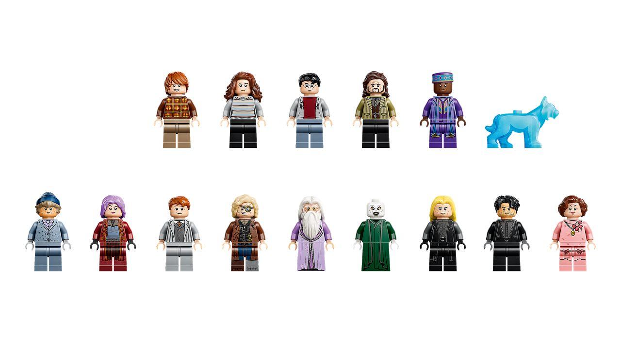 Les 14 minifigurines du set LEGO Harry Potter Le Ministère de la Magie