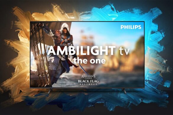 Vous jouez à Assassin&rsquo;s Creed Black Flag dans le noir ? Avec Philips Ambilight, la mer des Caraïbes déborde de l&rsquo;écran et vient éclairer le salon