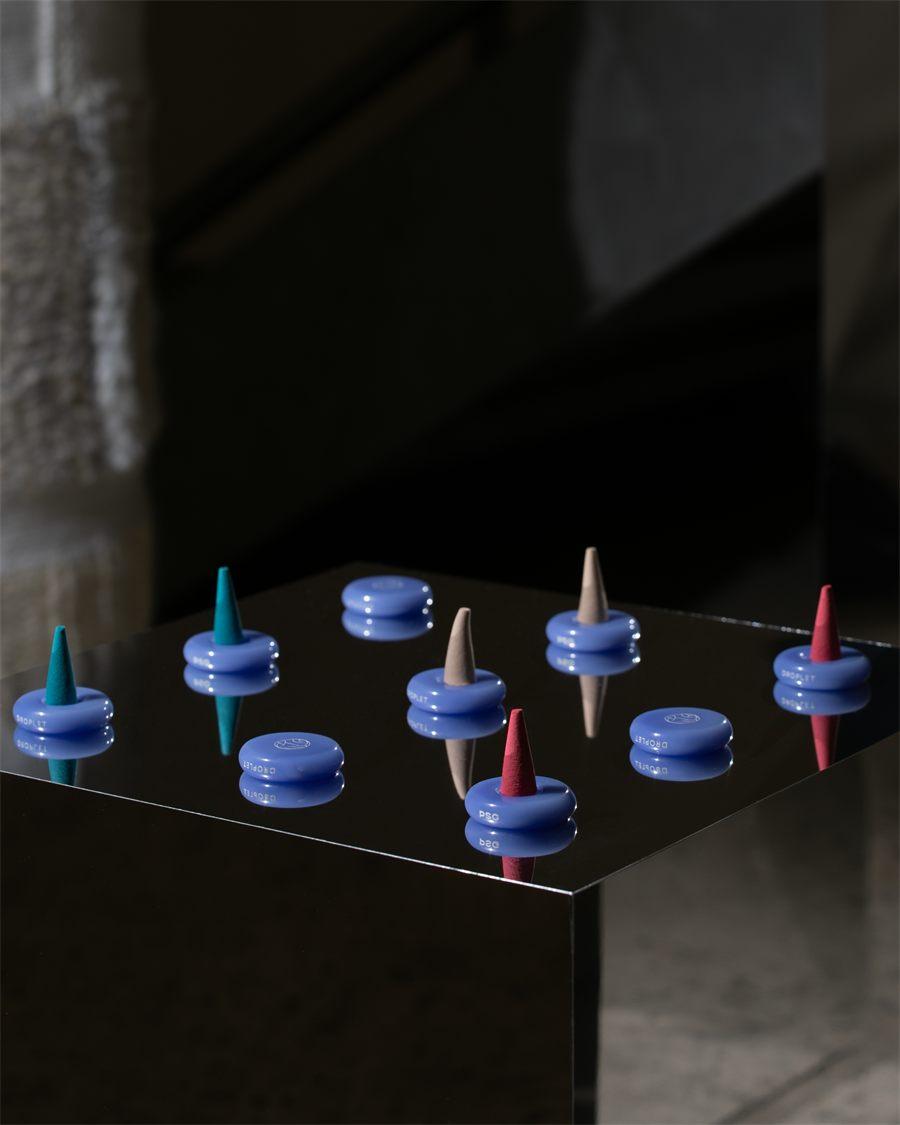 Objet en verre sculptural signature Droplet, en forme de goutte
