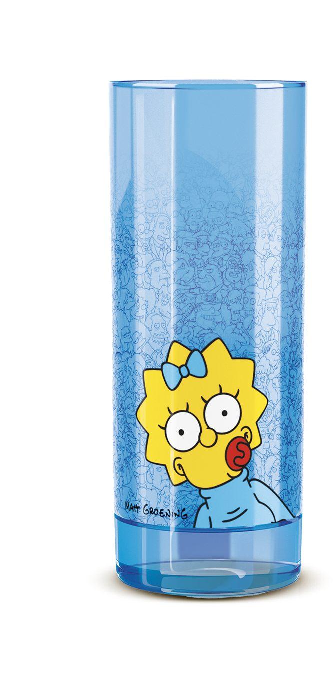 Verre collector Maggie de la collection Quick x Les Simpson