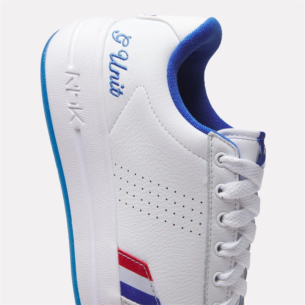 Détails de la Reebok x G-Unit G6 : profil, paire vue de dessus, script G Unit