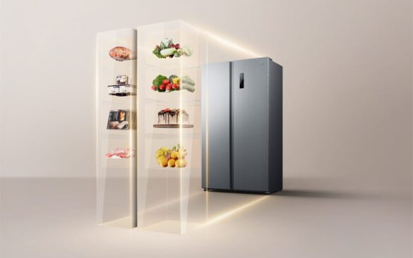 refrigerateur-xiaomi-mijia-volume-nomadeurbain Les multi-zones du réfrigérateur Xiaomi Mijia et ses 621 litres remplis d'aliments