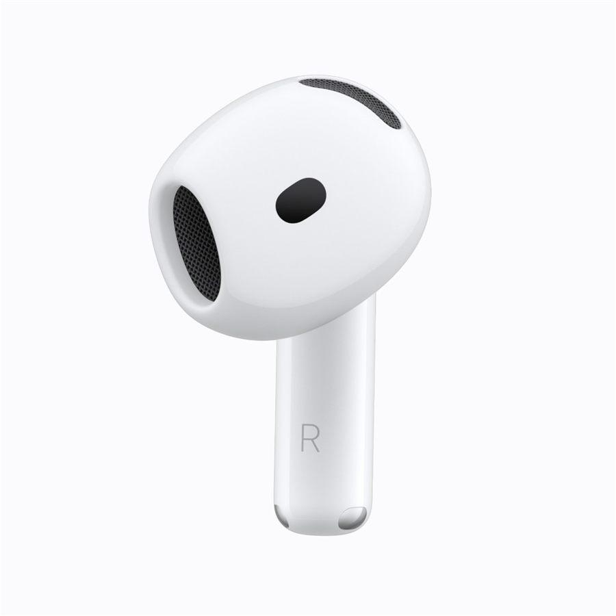 Gros plan sur un écouteur AirPods 5 et ses grilles acoustiques
