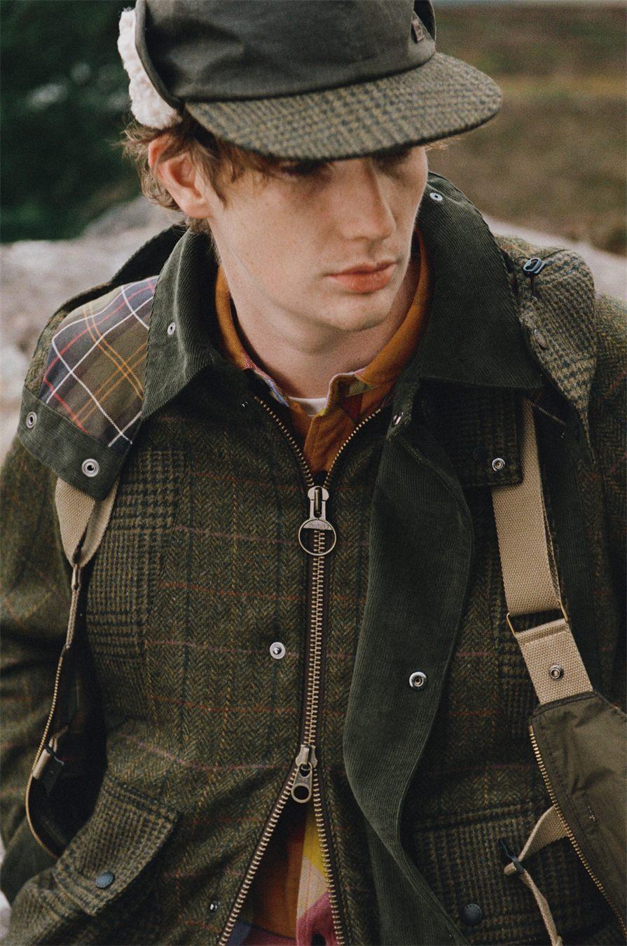 Carpenter Cap Barbour x norbit à cache-oreilles bordés de polaire Borg