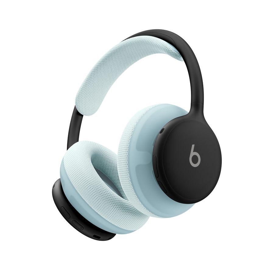 Beats 360 noir avec coussinets bleu ciel en maille technique