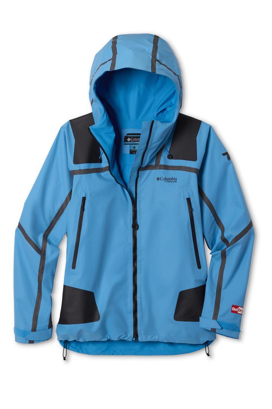 Veste impermeable Whistler Peak Columbia coloris bleu