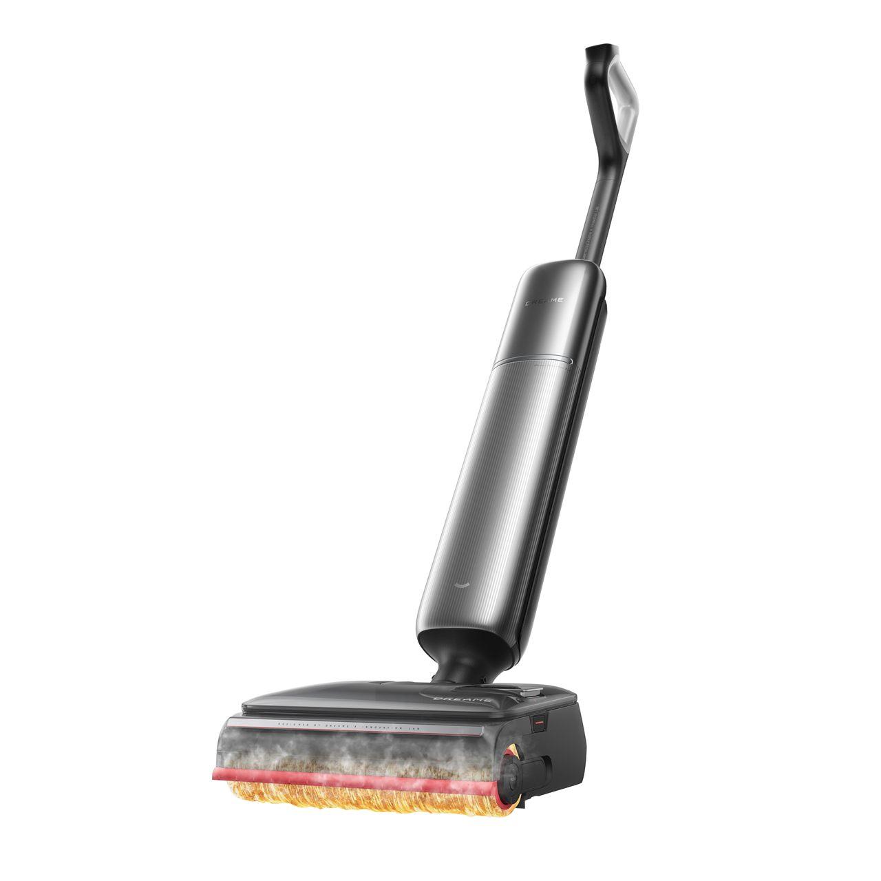 Brosse rotative du Dreame T16 Pro Heat et son lavage à l'eau chaude
