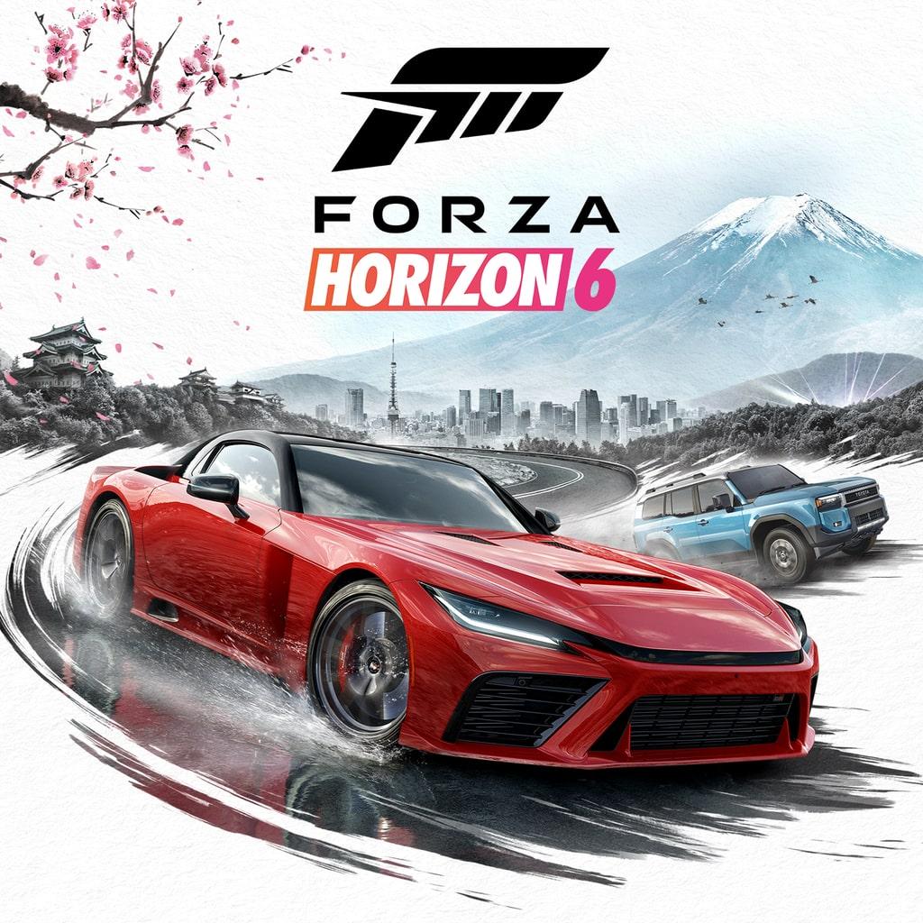 Forza Horizon 6, voitures lancées sur une route du Japon