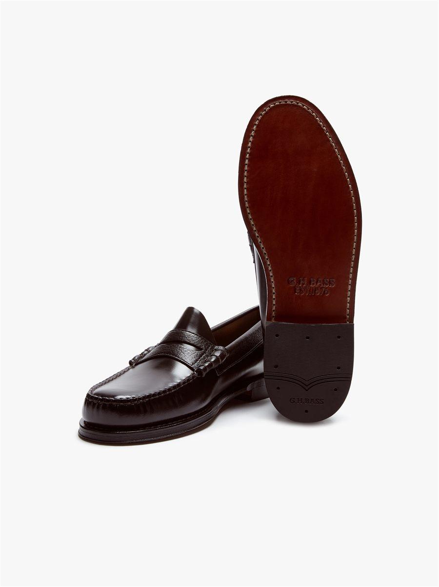 Semelle de cuir du mocassin penny G.H.Bass x Hast frappée G.H.BASS EST.1876