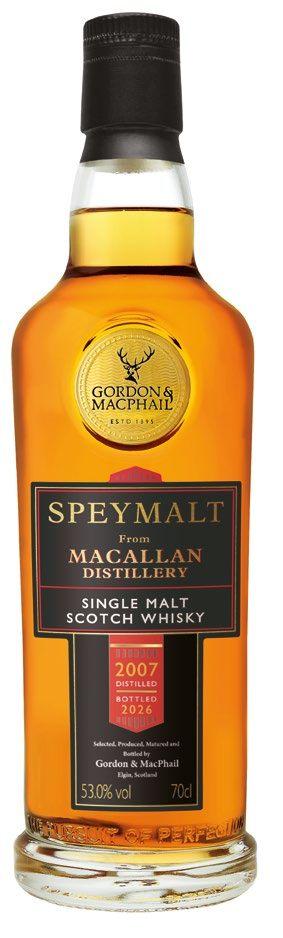 Flacon Speymalt from Macallan 2007, embouteillé par Gordon & MacPhail