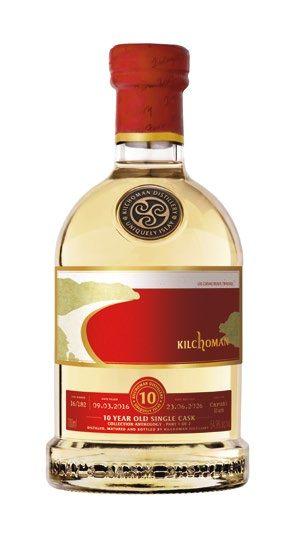 Flacon Kilchoman 10 ans 2016, vieilli en fût de rhum Caroni