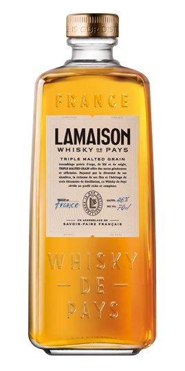 Flacon LAMAISON Whisky de Pays Triple Malted Grain