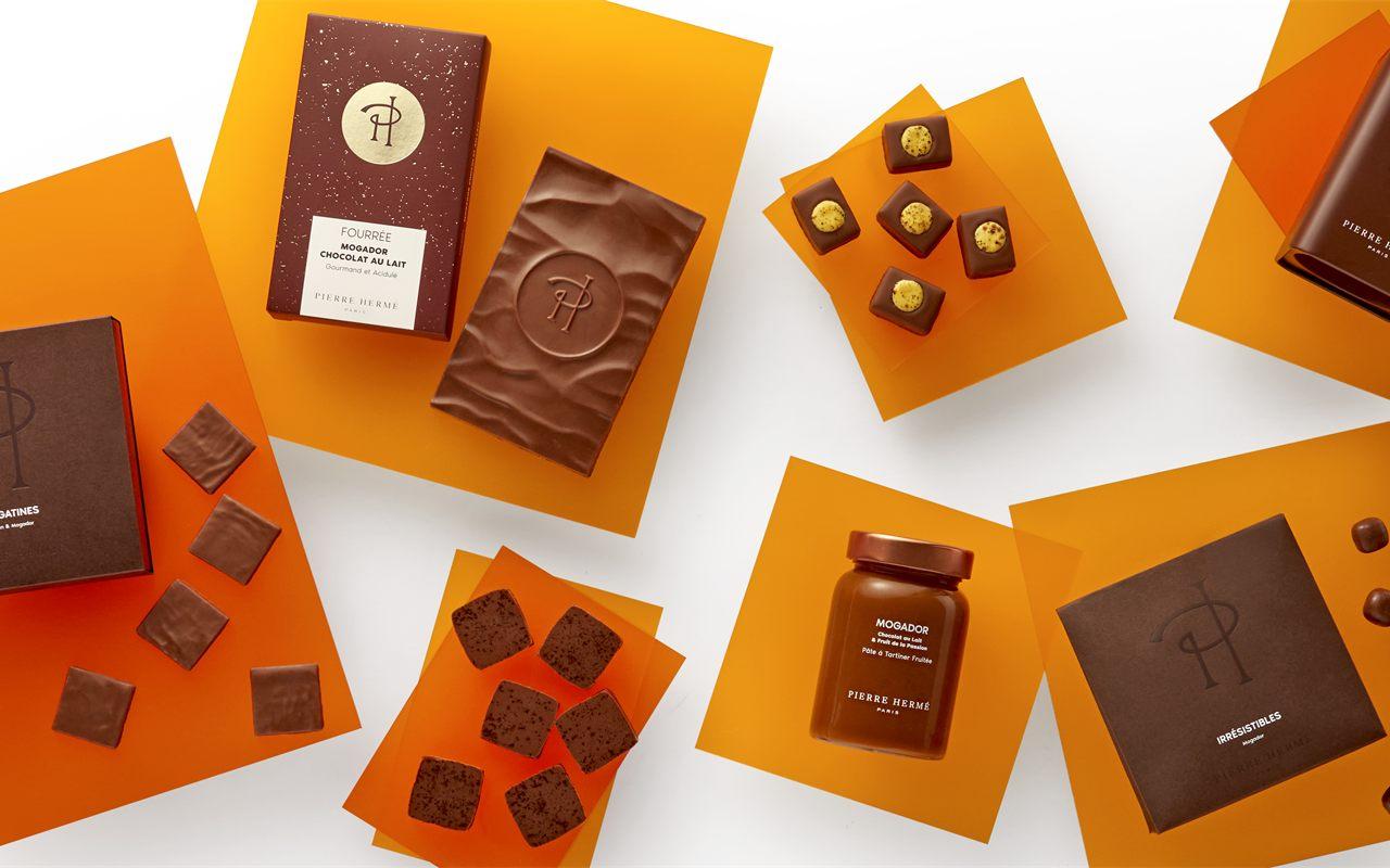 Tablette fourree, bonbons et nougatine Mogador de Pierre Herme