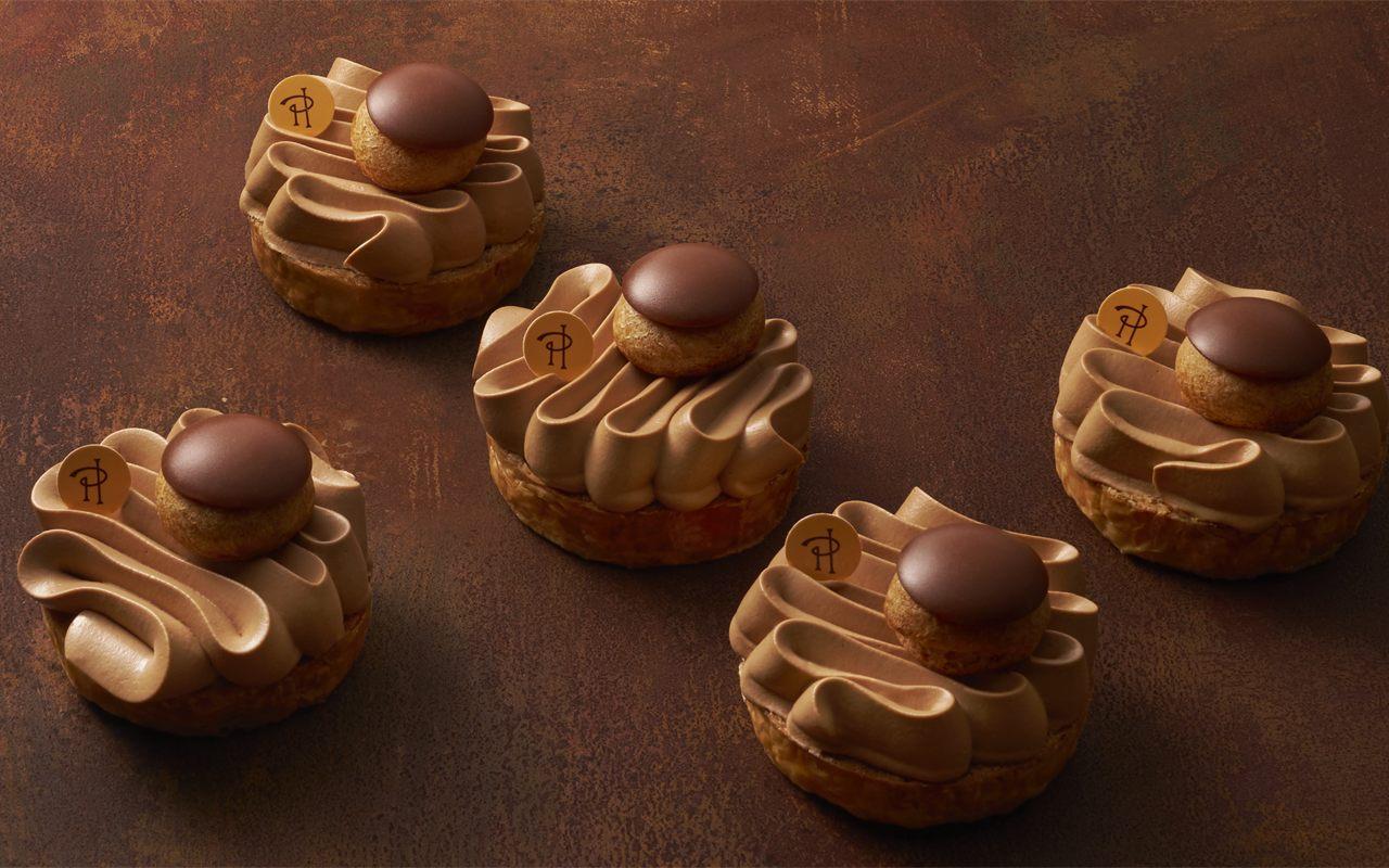 Tartes Saint-Honore Mogador individuelles de Pierre Herme