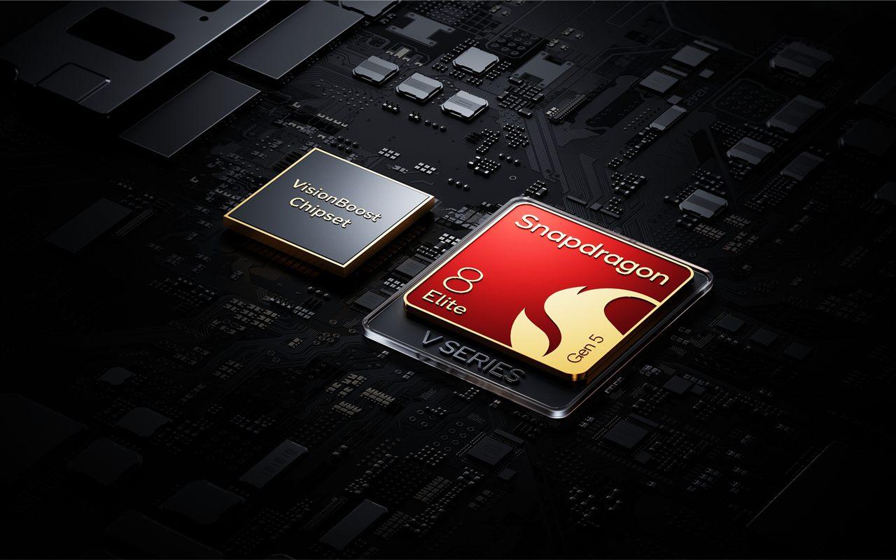 Les puces Snapdragon 8 Elite Gen 5 et VisionBoost D8 du POCO F9