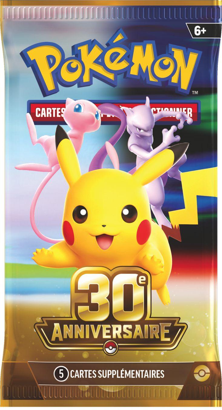 Sachet de booster JCC Pokémon 30e Anniversaire