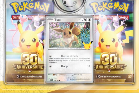 Trente Pikachu dessinés par trente illustrateurs différents, et il y en a un dans chaque booster JCC Pokémon 30e Anniversaire