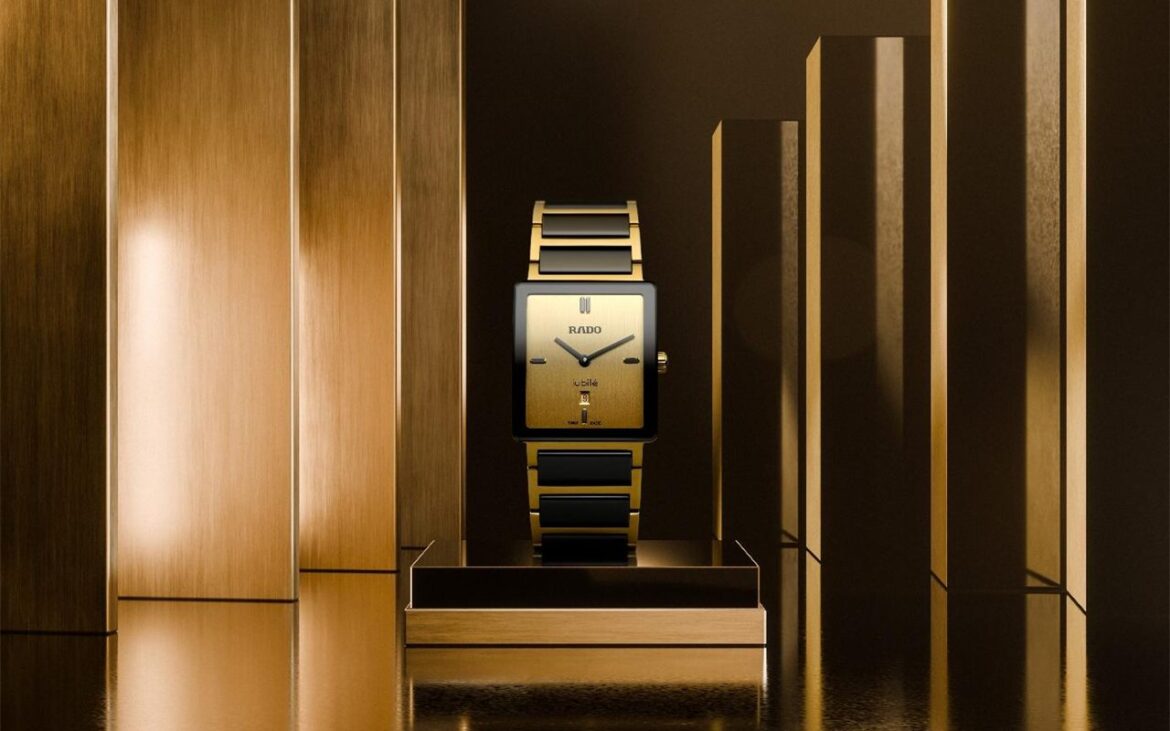 Un cadran tout en or, cinq diamants noirs : la Rado Integral n’avait encore jamais eu ce visage en quarante ans