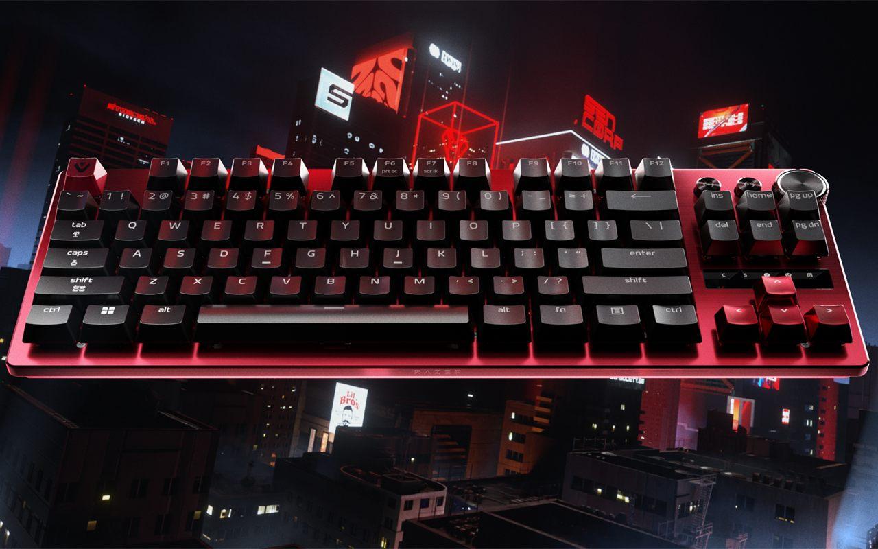 Vous avez le maillot de votre club de foot : ayez maintenant le clavier de votre équipe de VALORANT, le Razer Huntsman V3 Pro Sentinels.