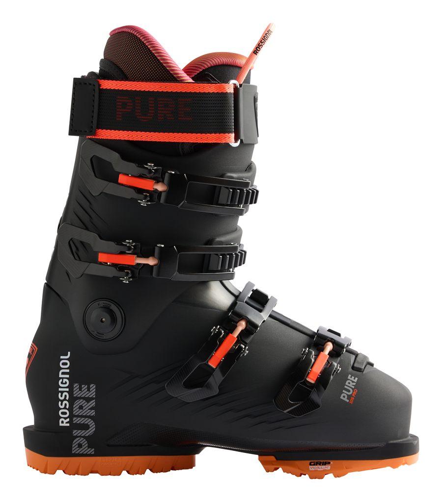 Chaussure de ski de piste Rossignol Pure 105 Pro GW noire et orange