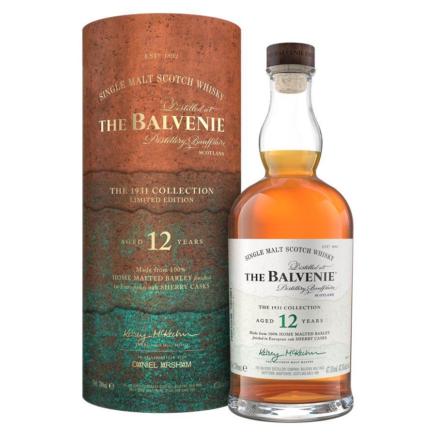 La bouteille The Balvenie 12 ans et son coffret cuivré signé Daniel Arsham