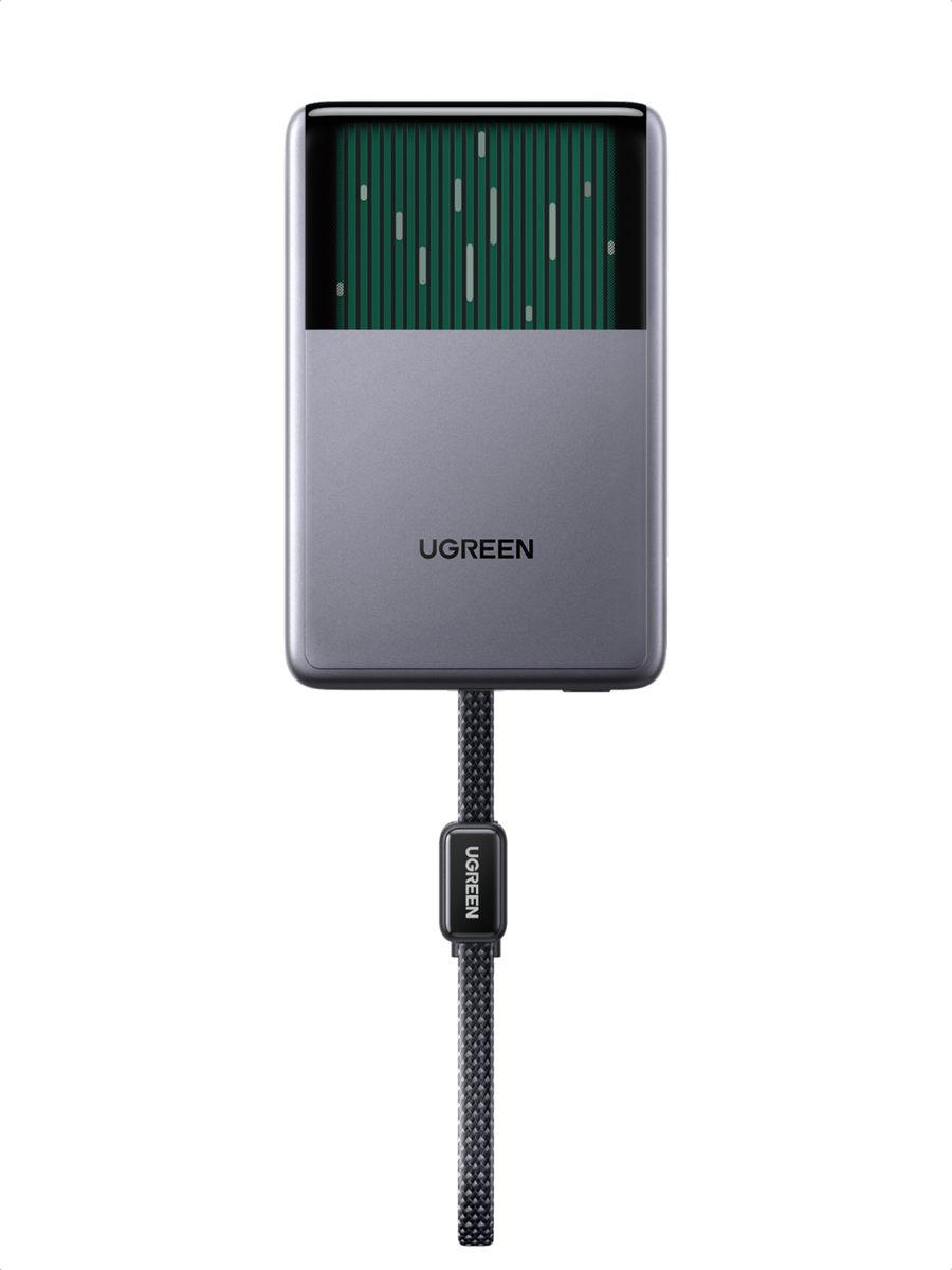 Fenêtre verte laissant voir le liquide de refroidissement de la batterie UGREEN MagFlow Pro