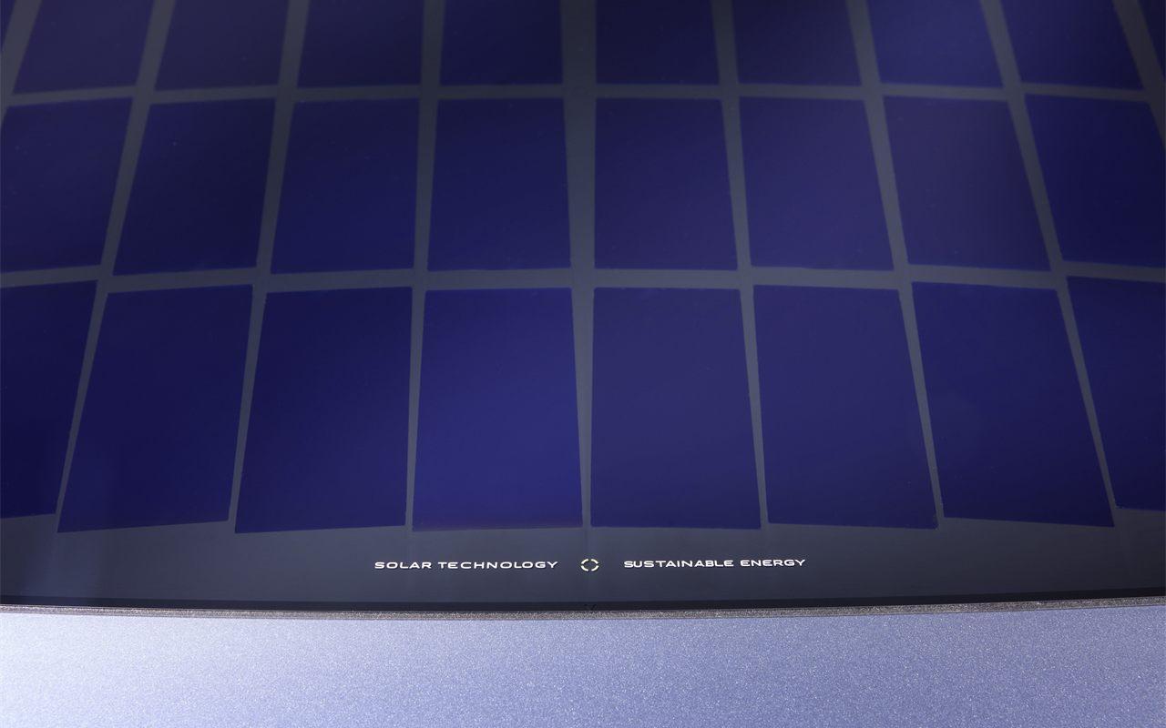 Le toit solaire de la Volkswagen Mission Efficiency et ses cellules photovoltaïques