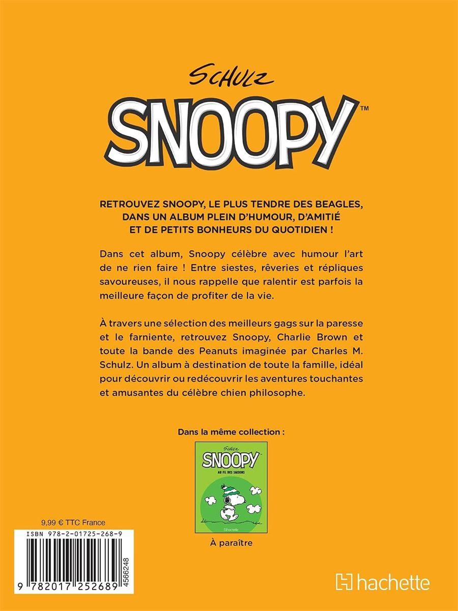 Quatrième de couverture de Snoopy L'éloge de la paresse avec le tome 2