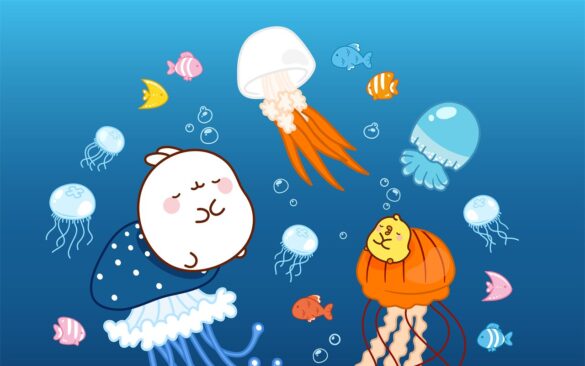 Comment parler à vos enfants de la fragilité des océans sans leur faire peur ? À l&rsquo;Aquarium de Paris, Molang et Piu Piu ont leur méthode : les émerveiller d&rsquo;abord.